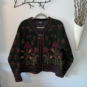 🌟Icelandic Wool Cardigan Sweater size Large